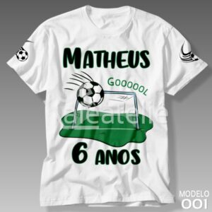 Camiseta Futebol Festa Infantil