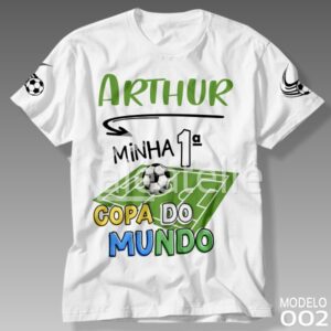 Camiseta Futebol Copa Mundo